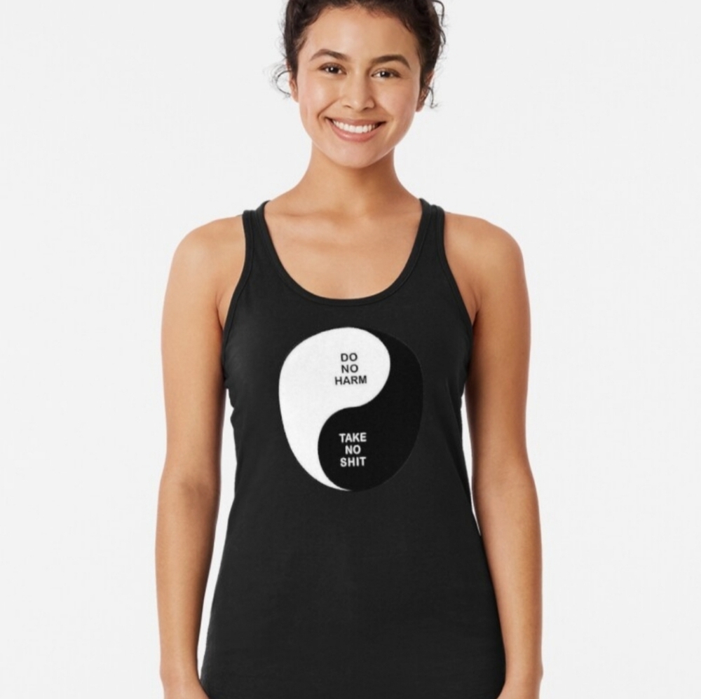 Do No Harm Take No Shit Yin Yang Shirt